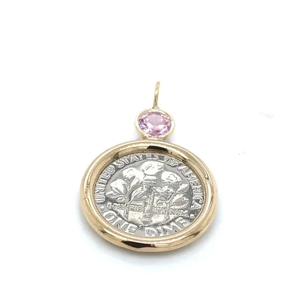 Coin Frames in 14 Karat Yellow Gold Tzfasman Jewelers Brooklyn, NY