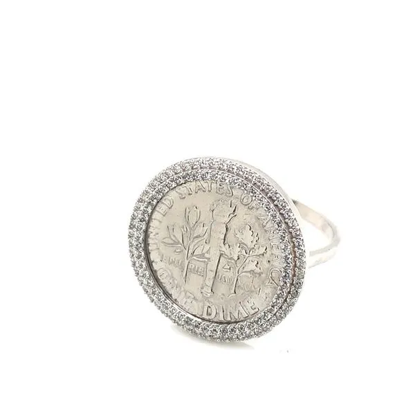 Coin Frames in 14 Karat White Gold Tzfasman Jewelers Brooklyn, NY