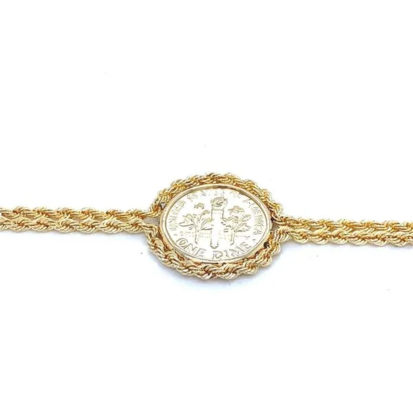 Coin Frames in 14 Karat Yellow Gold 8.1 Grams Tzfasman Jewelers Brooklyn, NY