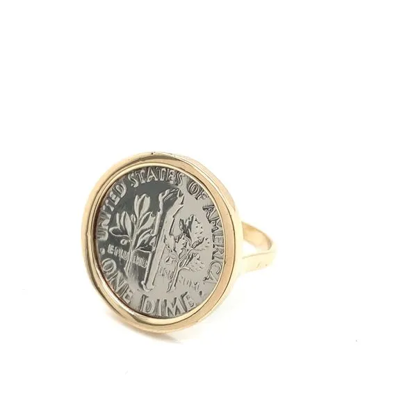 Coin Frames in 14 Karat Yellow Gold Tzfasman Jewelers Brooklyn, NY