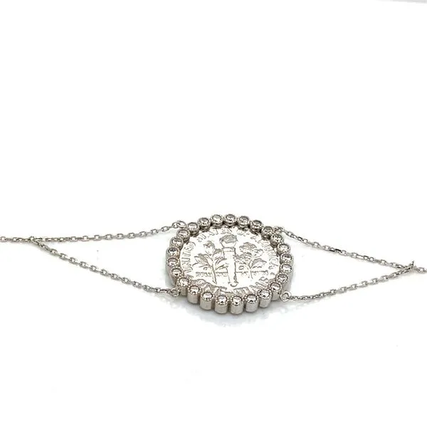 Coin Frames in 14 Karat White Gold Tzfasman Jewelers Brooklyn, NY