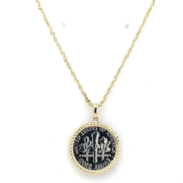 Coin Frames in 14 Karat Yellow Gold Tzfasman Jewelers Brooklyn, NY