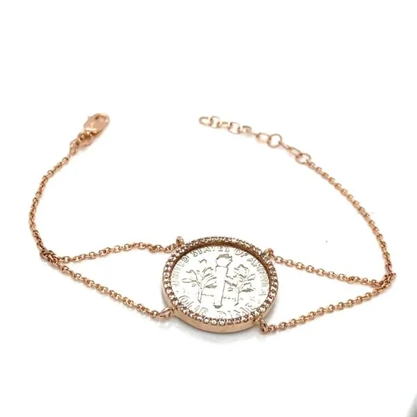 Coin Frames, Gold, Rose Gold, , Diamond, 14 Karat Tzfasman Jewelers Brooklyn, NY