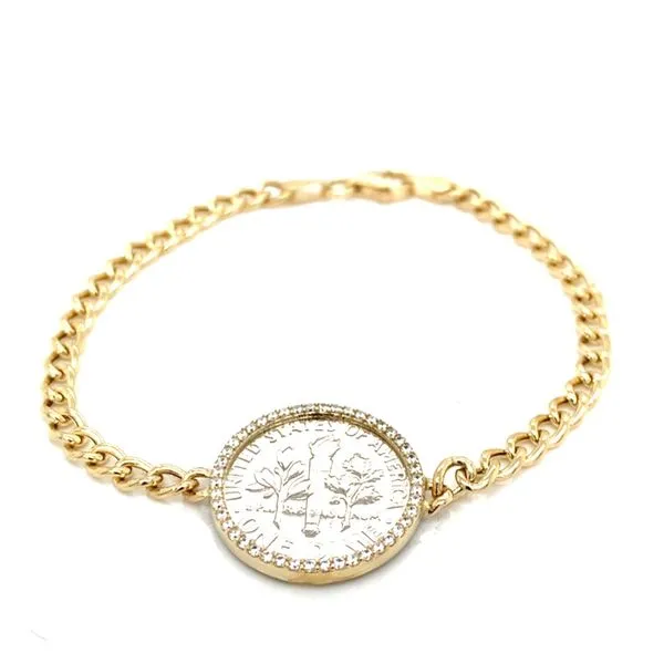 Coin Frames in 14 Karat Yellow Gold 3.5 Grams Tzfasman Jewelers Brooklyn, NY