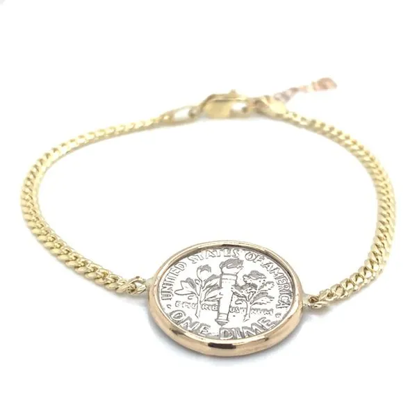 Coin Frames in 14 Karat Yellow Gold 4.2 Grams Tzfasman Jewelers Brooklyn, NY