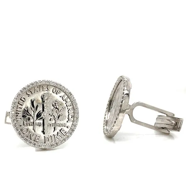 Coin Frames in 14 Karat White Gold Tzfasman Jewelers Brooklyn, NY