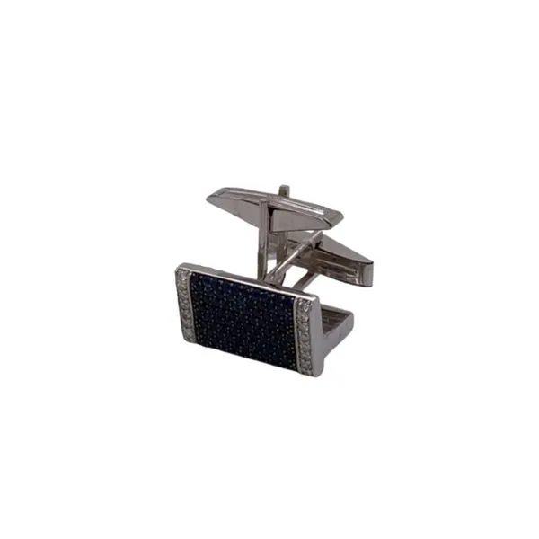 Mens Cufflnks in 14 Karat White Gold 12.80 Grams similar item image