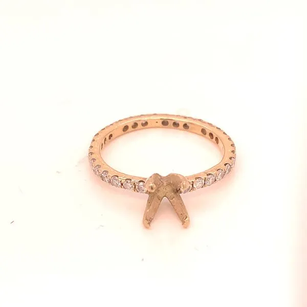 Diamond Engagement Rings in 14 Karat Yellow Gold 1.7 Grams Tzfasman Jewelers Brooklyn, NY