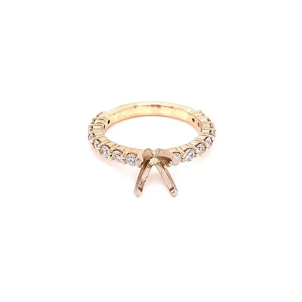 Diamond Engagement Rings in 14 Karat Yellow Gold Tzfasman Jewelers Brooklyn, NY