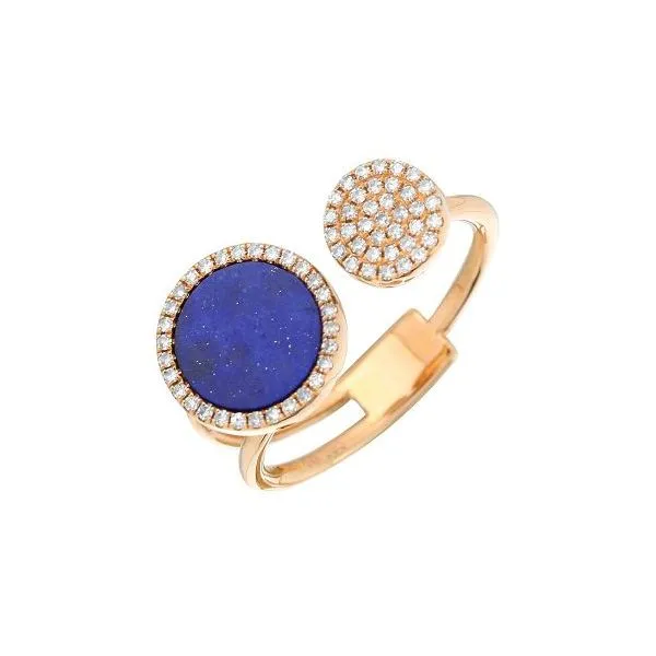 Diamond Fashion Rings in 14 Karat Rose Gold 3.20 Grams Tzfasman Jewelers Brooklyn, NY