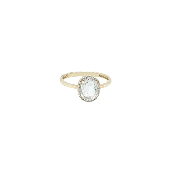 Diamond Fashion Rings in 14 Karat Yellow Gold 1 Grams similar item image