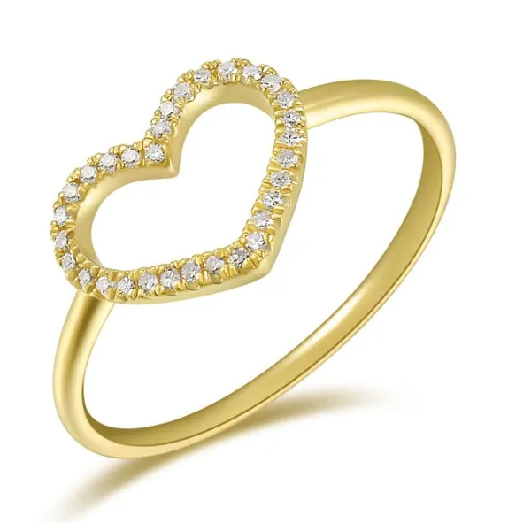 Diamond Fashion Rings in 14 Karat Yellow Gold 1.25 Grams Tzfasman Jewelers Brooklyn, NY