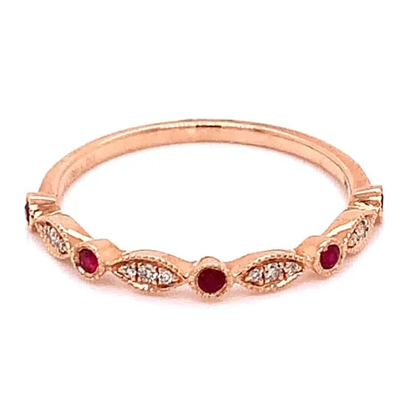 Diamond Fashion Rings in 14 Karat Rose Gold similar item image