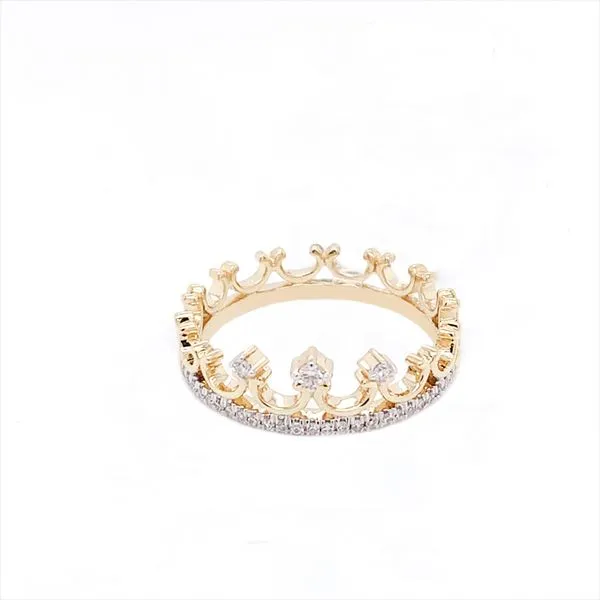 Diamond Fashion Rings in 14 Karat Yellow Gold 2.88 Grams Tzfasman Jewelers Brooklyn, NY