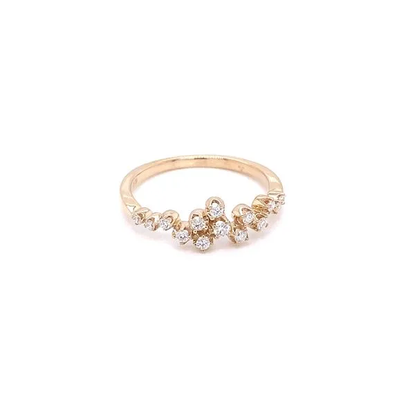 Diamond Fashion Rings in 14 Karat Yellow Gold 1.88 Grams Tzfasman Jewelers Brooklyn, NY