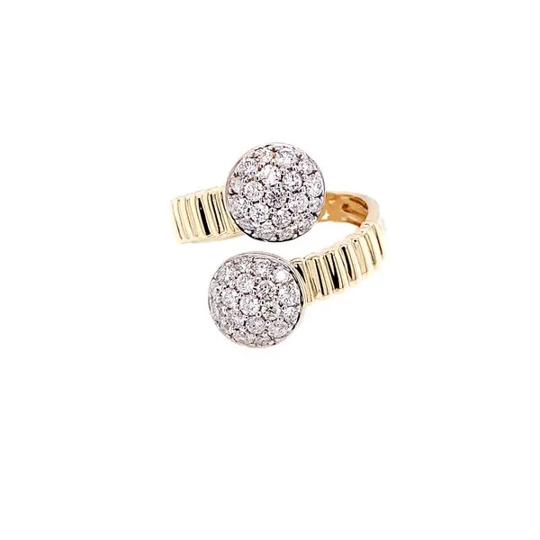 Diamond Fashion Rings in 14 Karat Yellow Gold 4.36 Grams Tzfasman Jewelers Brooklyn, NY