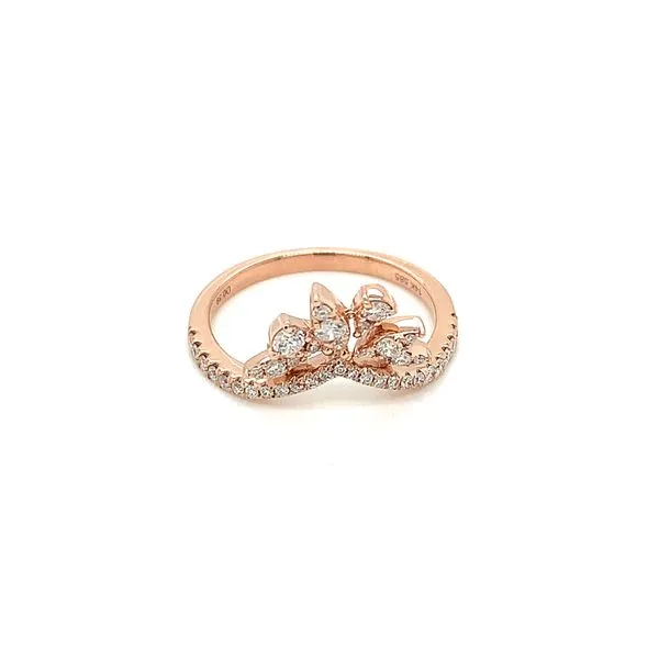 Diamond Fashion Rings in 14 Karat Rose Gold 2.26 Grams Tzfasman Jewelers Brooklyn, NY