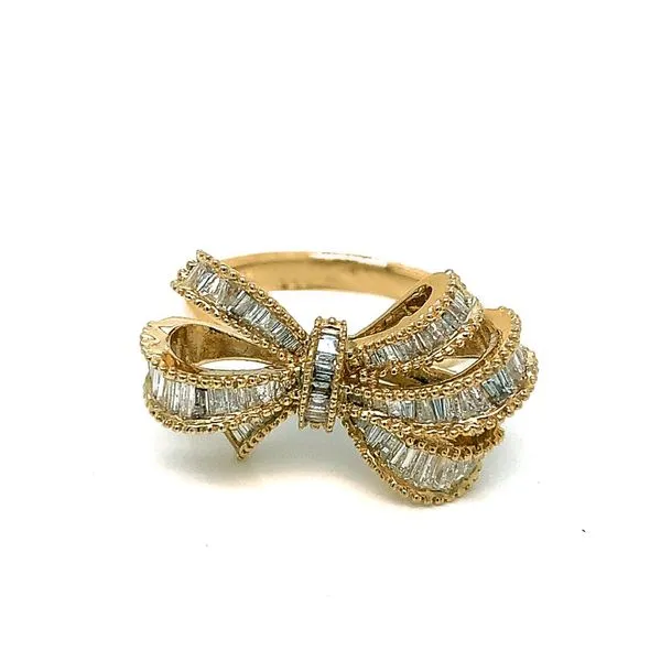 Diamond Fashion Rings in 14 Karat Yellow Gold 6 Grams Tzfasman Jewelers Brooklyn, NY