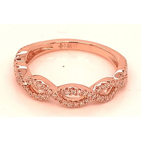 Diamond Fashion Rings in 14 Karat Rose Gold 1.67 Grams Tzfasman Jewelers Brooklyn, NY
