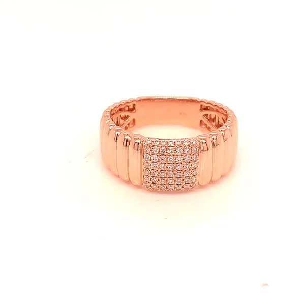 Diamond Fashion Rings in 14 Karat Rose Gold 6.14 Grams Tzfasman Jewelers Brooklyn, NY