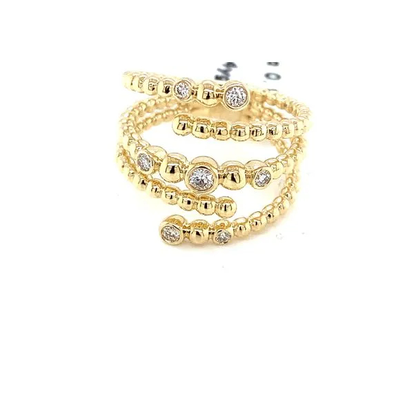 Diamond Fashion Rings in 14 Karat Yellow Gold 7 Grams Tzfasman Jewelers Brooklyn, NY