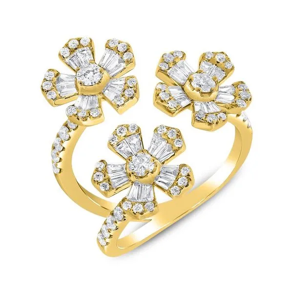 Diamond Fashion Rings in 14 Karat Yellow Gold 4.50 Grams Tzfasman Jewelers Brooklyn, NY