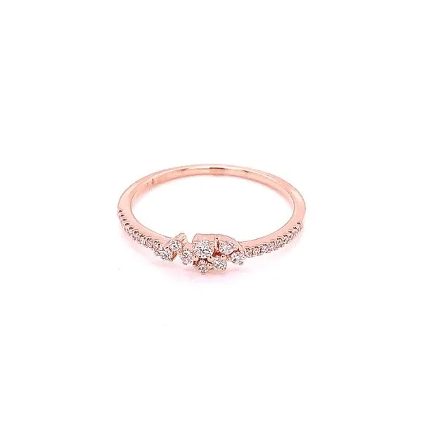 Diamond Fashion Rings in 14 Karat Rose Gold 1.17 Grams Tzfasman Jewelers Brooklyn, NY