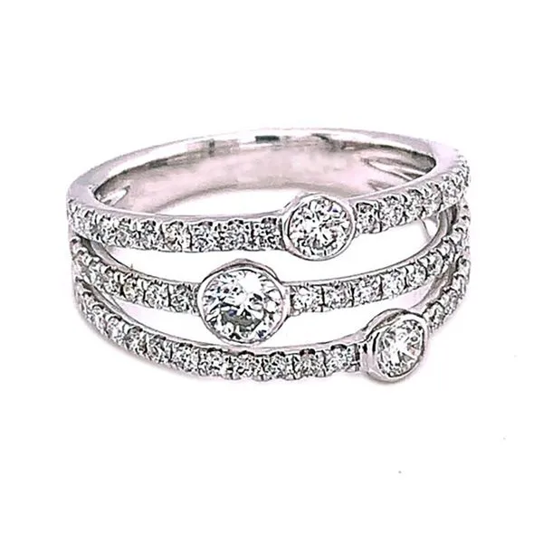 Diamond Fashion Rings in 14 Karat White Gold Tzfasman Jewelers Brooklyn, NY