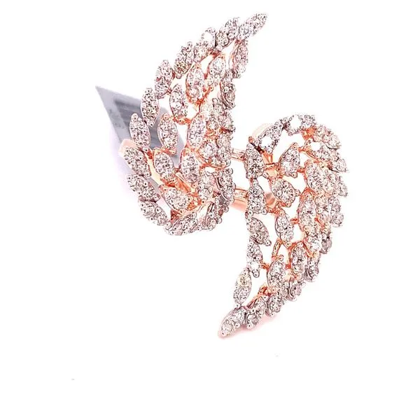 Diamond Fashion Rings in 14 Karat Rose Gold 9 Grams Tzfasman Jewelers Brooklyn, NY