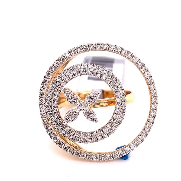 Diamond Fashion Rings in 14 Karat Yellow Gold 7.65 Grams Tzfasman Jewelers Brooklyn, NY