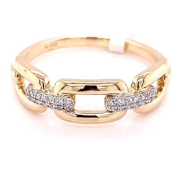 Diamond Fashion Rings in 14 Karat Yellow Gold 2.45 Grams Tzfasman Jewelers Brooklyn, NY