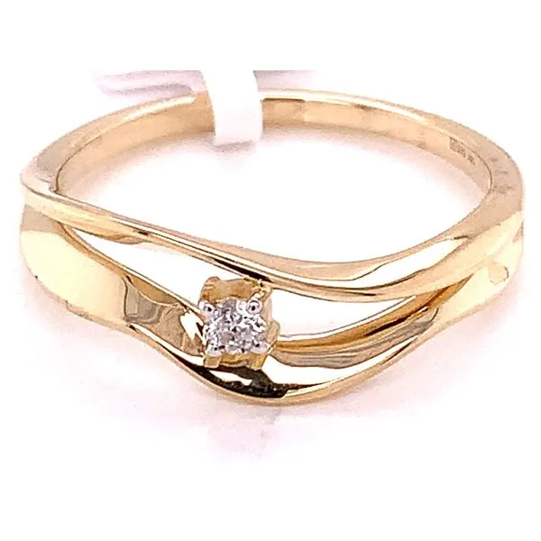 Diamond Fashion Rings in 14 Karat Yellow Gold 2.30 Grams Tzfasman Jewelers Brooklyn, NY