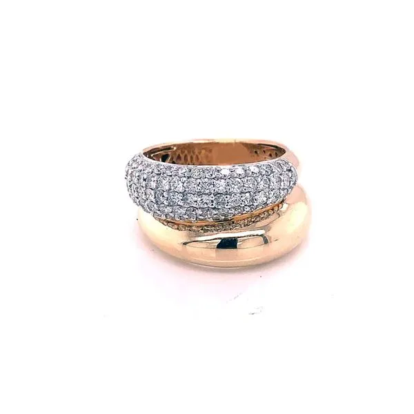 Diamond Fashion Rings in 14 Karat Yellow Gold 8.78 Grams Tzfasman Jewelers Brooklyn, NY