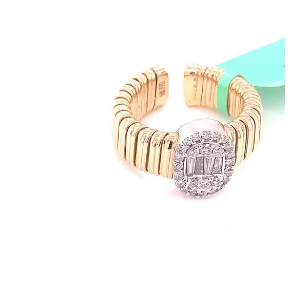 Diamond Fashion Rings in 14 Karat Yellow Gold 4.91 Grams Tzfasman Jewelers Brooklyn, NY