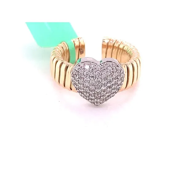 Diamond Fashion Rings in 14 Karat Yellow Gold  5.41 Grams Tzfasman Jewelers Brooklyn, NY