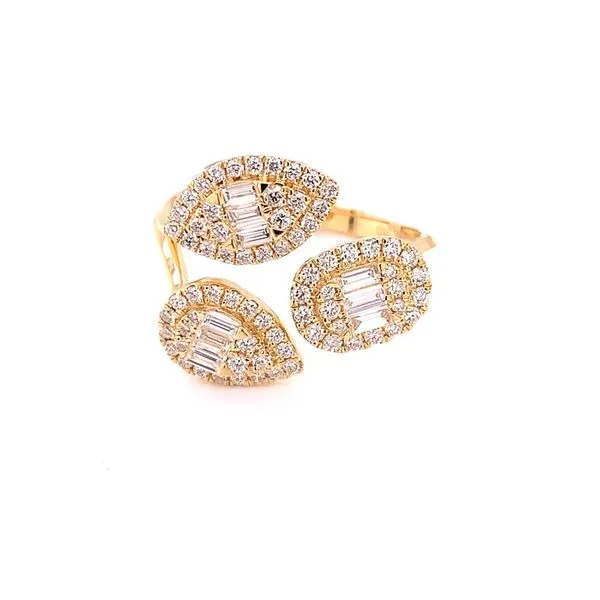 Diamond Fashion Rings in 18 Karat Yellow Gold 3.71 Grams Tzfasman Jewelers Brooklyn, NY