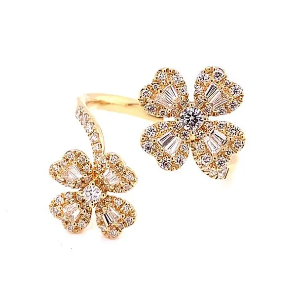 Diamond Fashion Rings in 18 Karat Yellow Gold 4.19 Grams Tzfasman Jewelers Brooklyn, NY