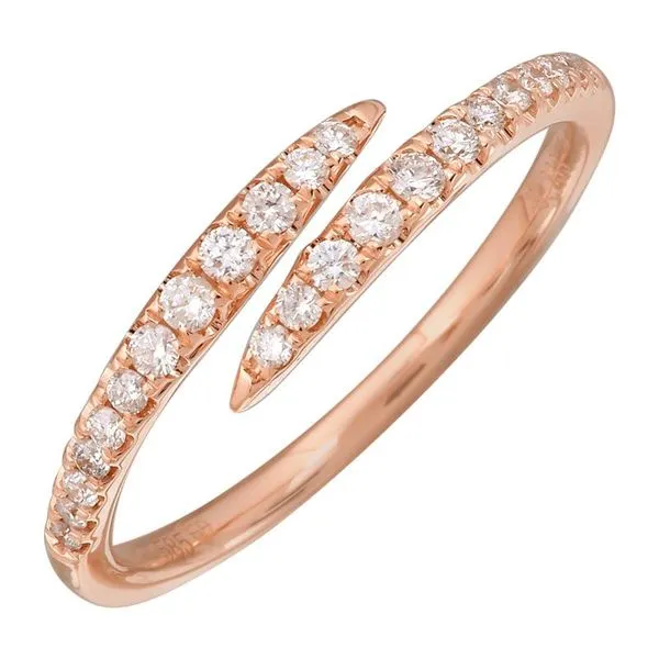 Diamond Fashion Rings in 14 Karat Rose Gold 1.63 Grams Tzfasman Jewelers Brooklyn, NY