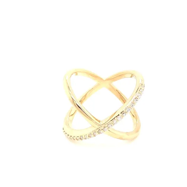 Diamond Fashion Rings in 14 Karat Yellow Gold 5.4 Grams Tzfasman Jewelers Brooklyn, NY