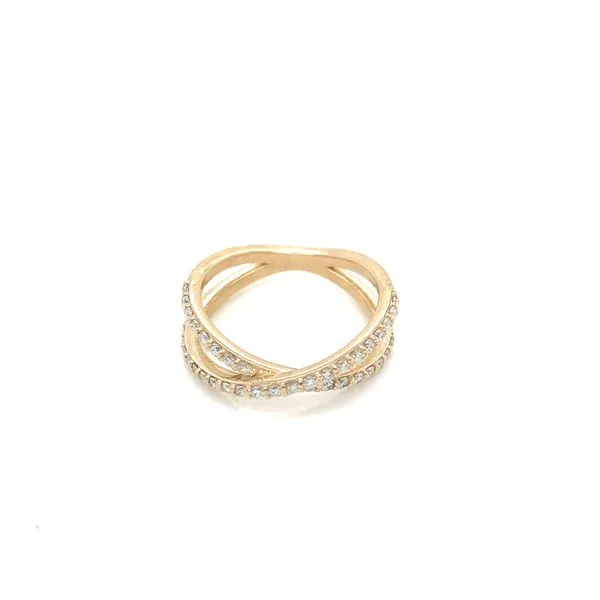 Diamond Fashion Rings in 14 Karat Yellow Gold 3.9 Grams Tzfasman Jewelers Brooklyn, NY