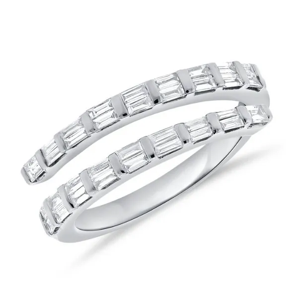 Diamond Fashion Rings in 14 Karat White Gold 2.81 Grams Tzfasman Jewelers Brooklyn, NY