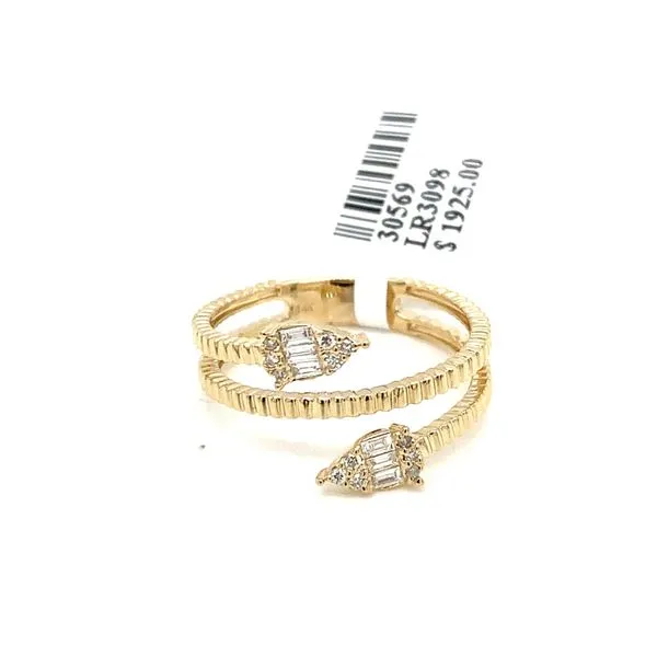 Diamond Fashion Rings in 14 Karat Yellow Gold 2.65 Grams Tzfasman Jewelers Brooklyn, NY
