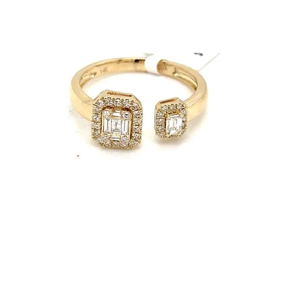 Diamond Fashion Rings in 14 Karat Yellow Gold 2.95 Grams Tzfasman Jewelers Brooklyn, NY