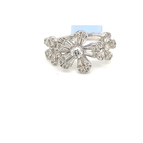 Diamond Fashion Rings in 14 Karat White Gold 4.64 Grams Tzfasman Jewelers Brooklyn, NY