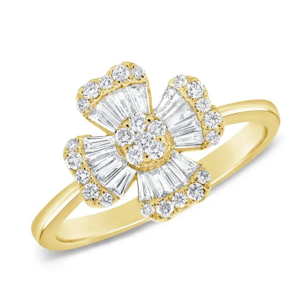 Diamond Fashion Rings in 14 Karat Yellow Gold 2.91 Grams Tzfasman Jewelers Brooklyn, NY