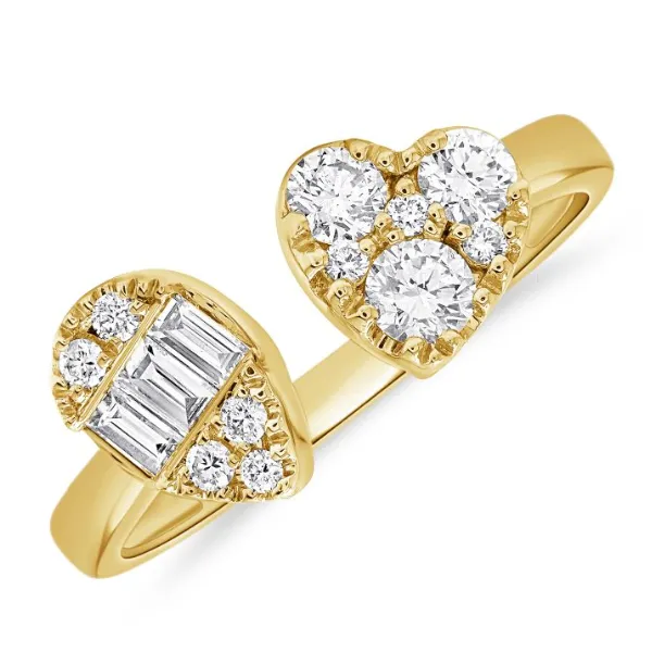 Diamond Fashion Rings in 14 Karat Yellow Gold 3.39 Grams Tzfasman Jewelers Brooklyn, NY