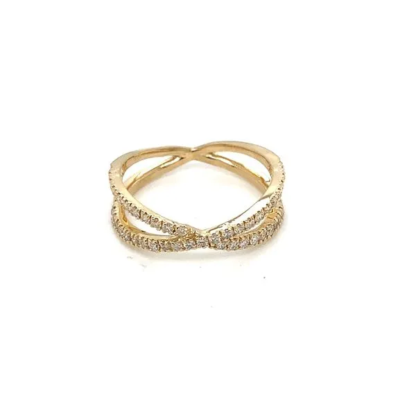 Diamond Fashion Rings in 14 Karat Yellow Gold 2.5 Grams Tzfasman Jewelers Brooklyn, NY