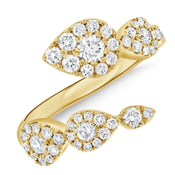 Diamond Fashion Rings in 14 Karat Yellow Gold Tzfasman Jewelers Brooklyn, NY