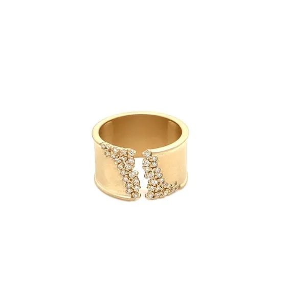 Diamond Fashion Rings in 14 Karat Yellow Gold 6.58 Grams Tzfasman Jewelers Brooklyn, NY