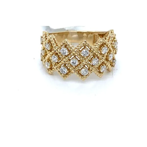Diamond Fashion Rings in 14 Karat Yellow Gold Tzfasman Jewelers Brooklyn, NY